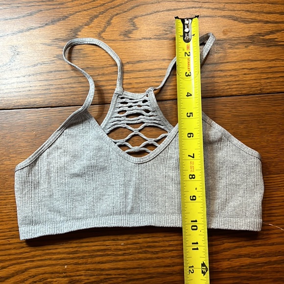 Free People Intimates Seamless Ribbed Baby Racerback Bralette - Picture 4 of 11